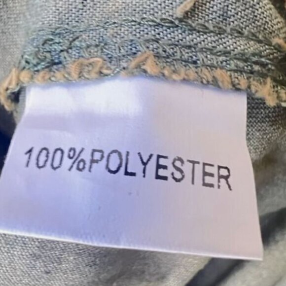 Womens Olive Green Long-Sleeve Button-Down Frayed Hem Shirt Dress - Picture 5 of 7